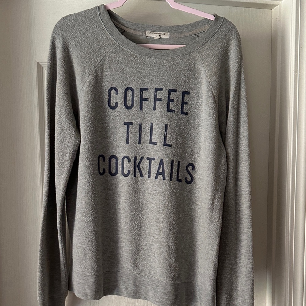 Graphic Grey Sweater